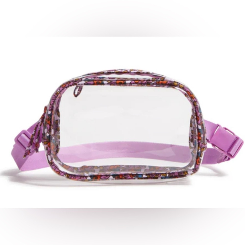 Vera Bradley Clear Fanny Pack Stadium Approved Concert Sports Event Belt Bag